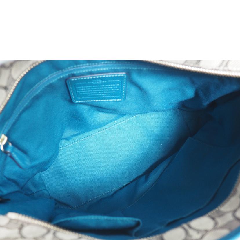 COACH コーチ/トートバッグ/シグネチャー キャンバス/カーキx緑/F55364//Aランク/79