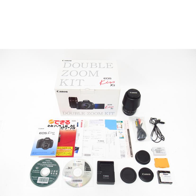 Canon/ダブルズームキット/EOS KISS X5//101055004739/ABランク/63