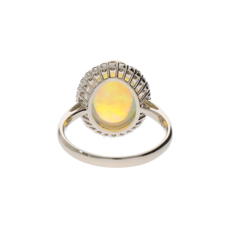 Pt900/PtオパールR3.30/0.33#13鑑別/4.6//3.30/0.33/Aランク/75