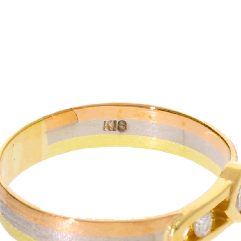 / K18ダイヤリング//Aランク/75