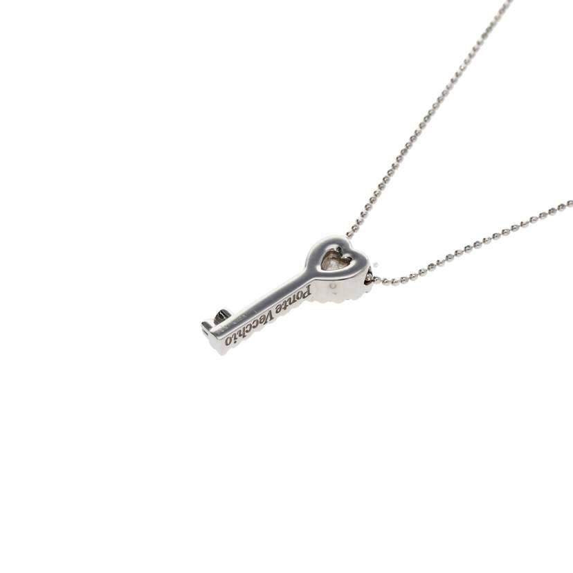 / PV/K18WGダイヤネックレス 0.28ct//Aランク/75