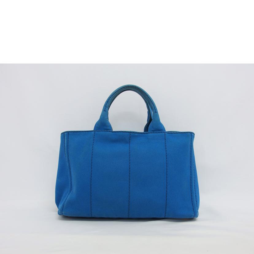 PRADA プラダ キャンバス ハンドバッグ ショルダーバッグ/カナパ/2WAYトートバッグ/ブルー//204/Bランク/04