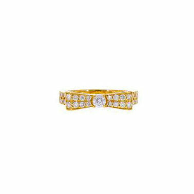 / K18ダイヤリング 0.50ct//Aランク/75