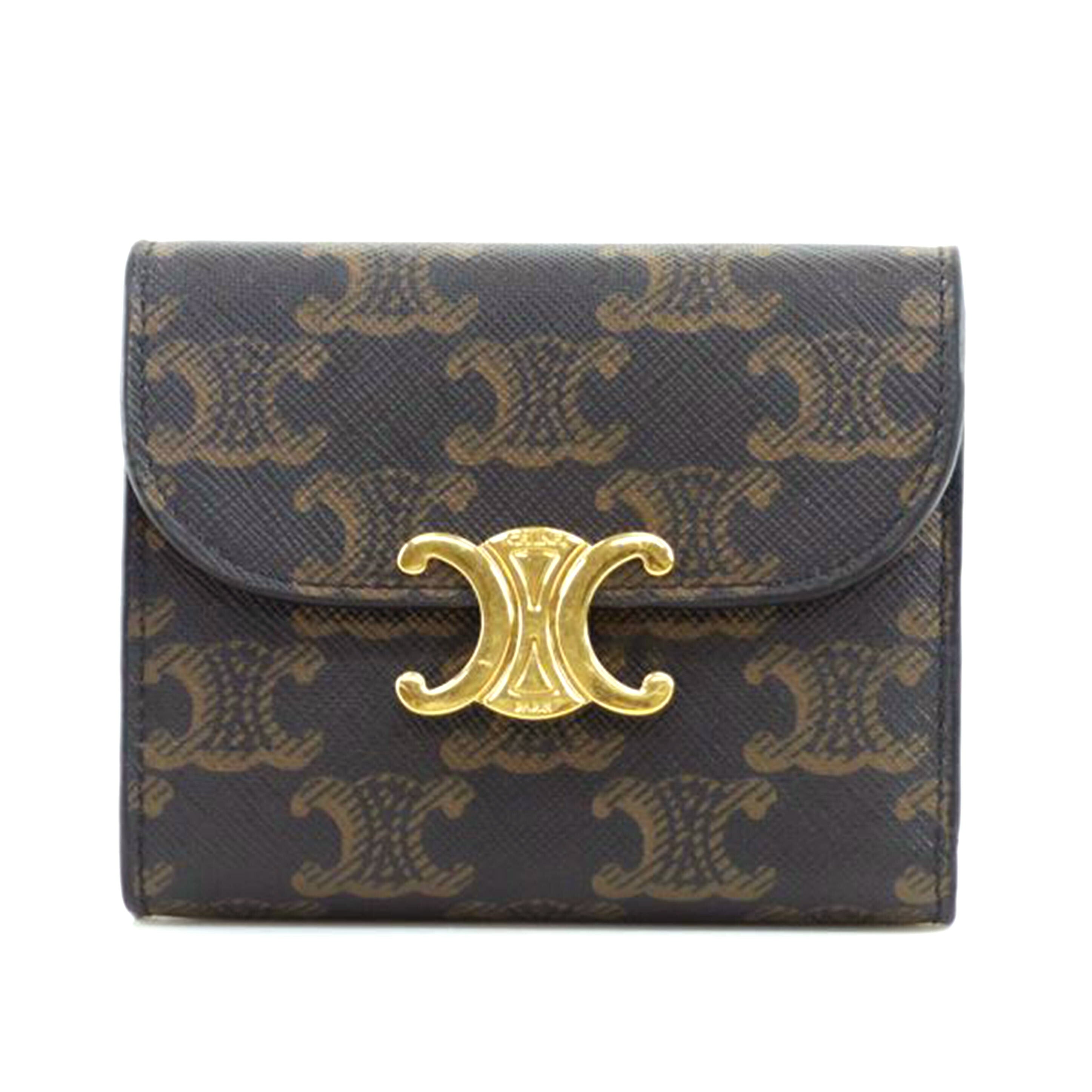 CELINE セリーヌ/スモール トリオンフウォレット/10D782CQH.04LU//F-FG-1291/ABランク/64