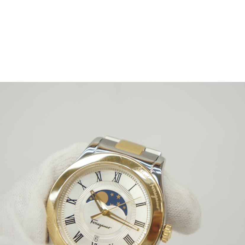 Ferragamo フェラガモ/Ferragamo ムーンフェイズ クォーツ/1898//081907620287/Bランク/05