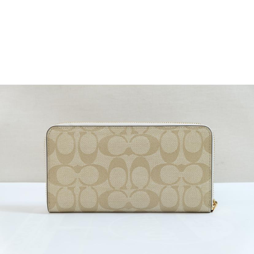 COACH コーチ/シグネチャーロングジップウォレット/ストラップ付き/C4452//A2254/SAランク/71