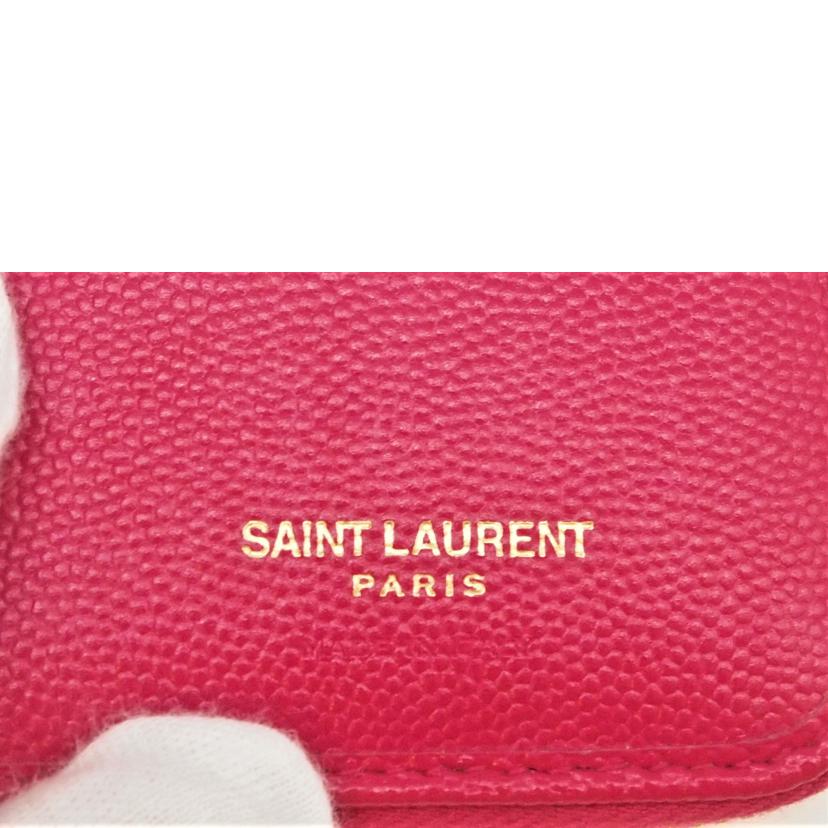 YSL イヴサンローラン/ロゴコパクトジップウォレット/403723//ABランク/91