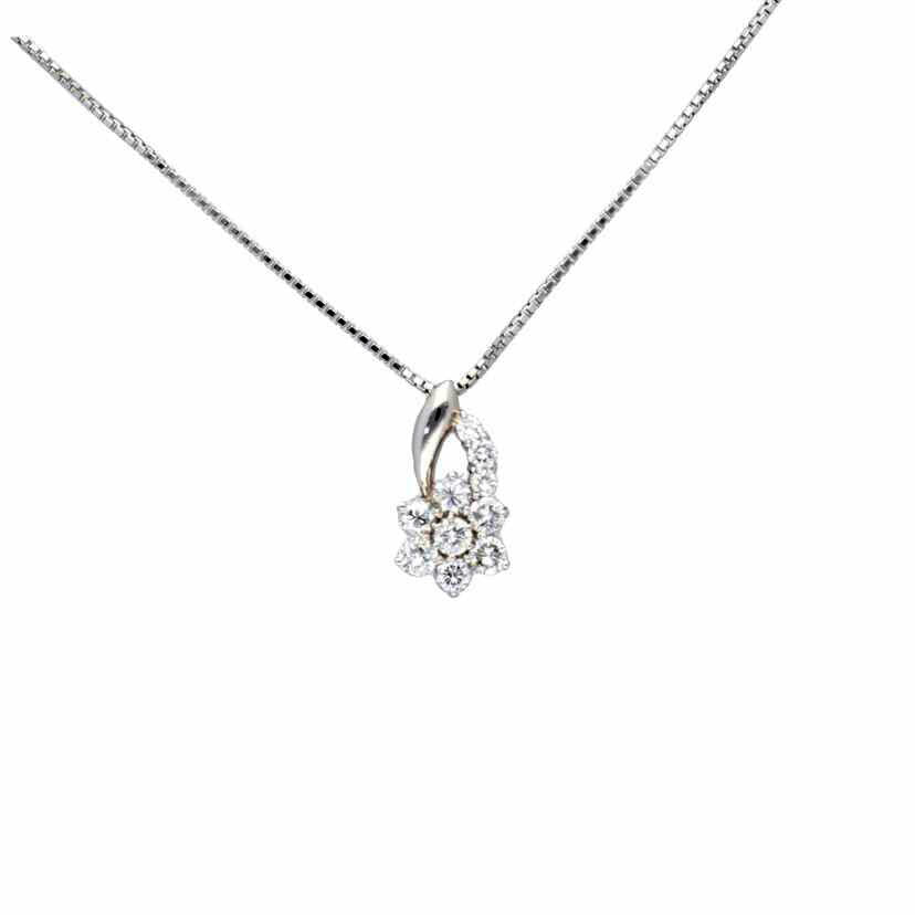 / PT900/850ダイヤネックレス 1.00ct//Aランク/75