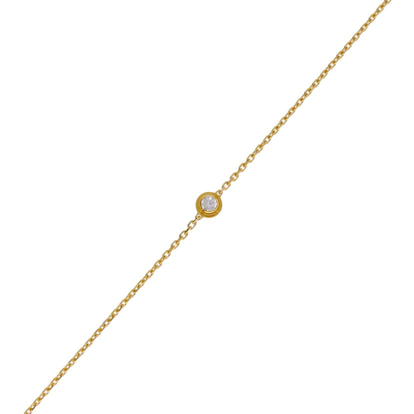 Cartier カルティエ/K18ダイヤブレスレット/ディアマンレジェ//Aランク/75