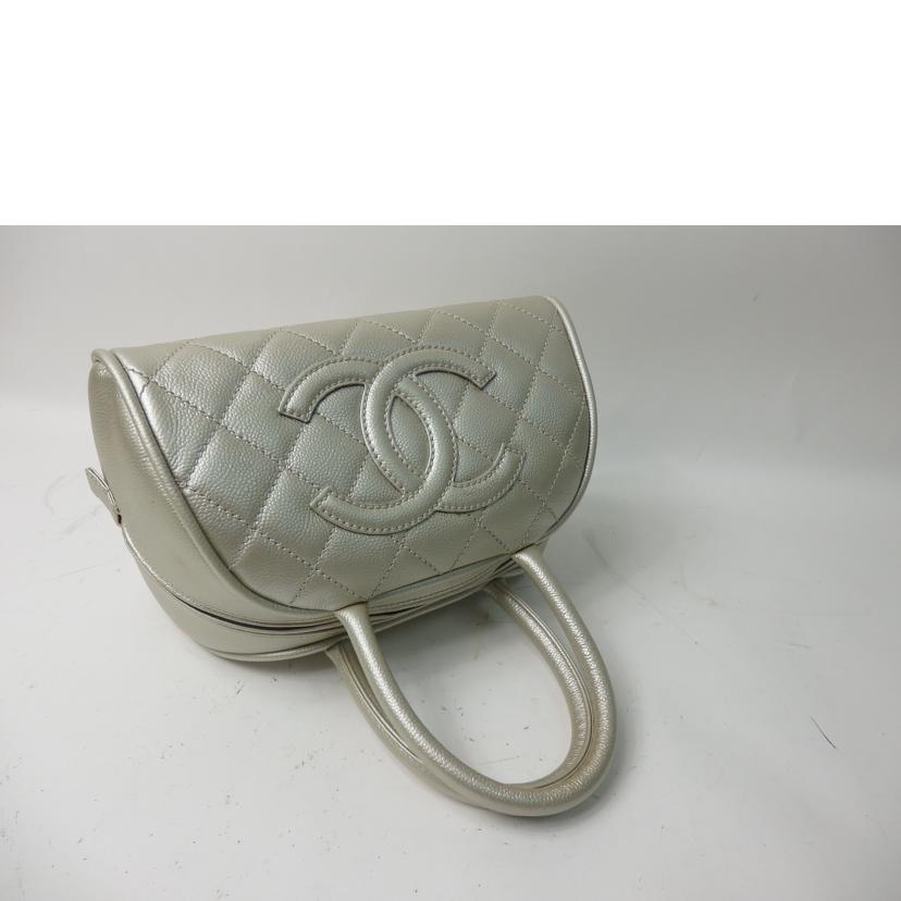 CHANEL シャネル/キャビアスキンココマークミニボストンバッグ/ブロンズ//10565912/Bランク/84