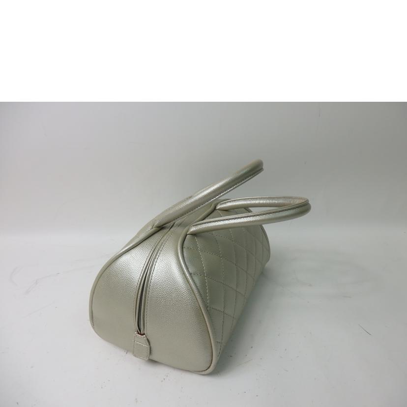 CHANEL シャネル/キャビアスキンココマークミニボストンバッグ/ブロンズ//10565912/Bランク/84