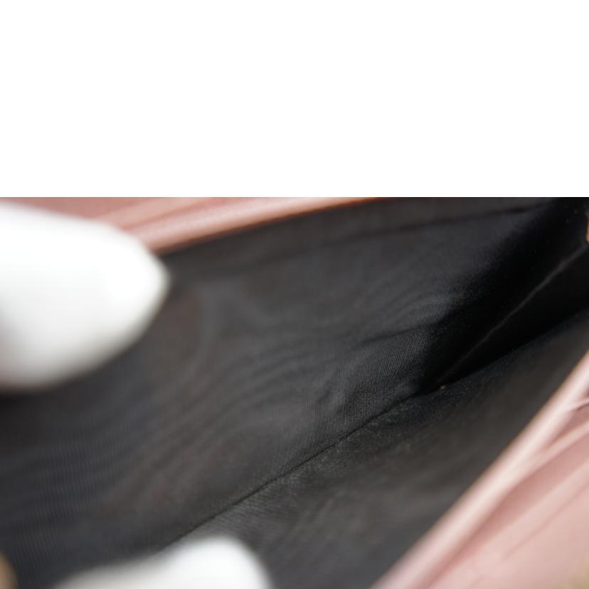 GUCCI グッチ/インターロッキングGラウンドファスナー長財布/ピンク/449347//496***/ABランク/92