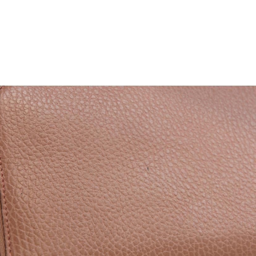 GUCCI グッチ/インターロッキングGラウンドファスナー長財布/ピンク/449347//496***/ABランク/92