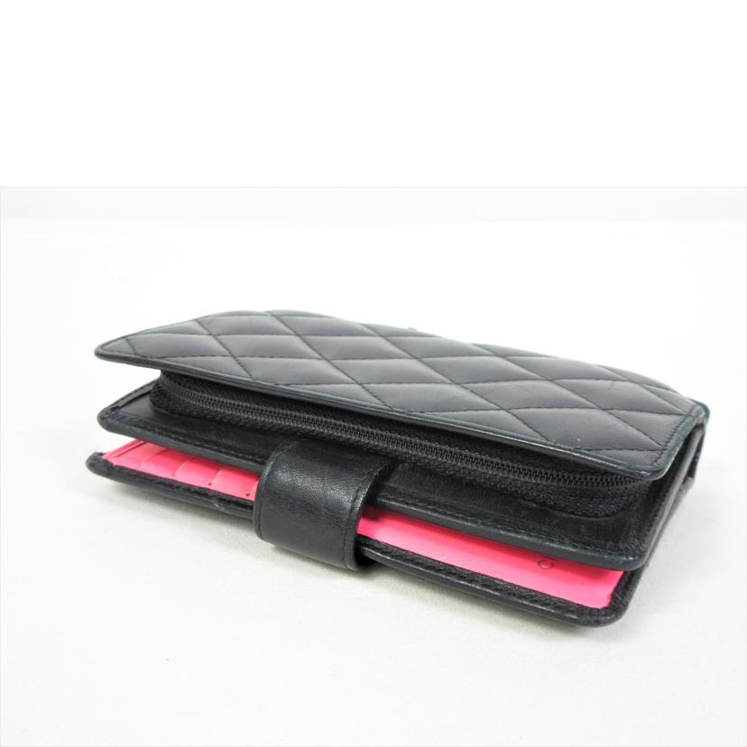 CHANEL シャネル/カンボンライン ココマークコンパクトジップ//16455421/Bランク/70