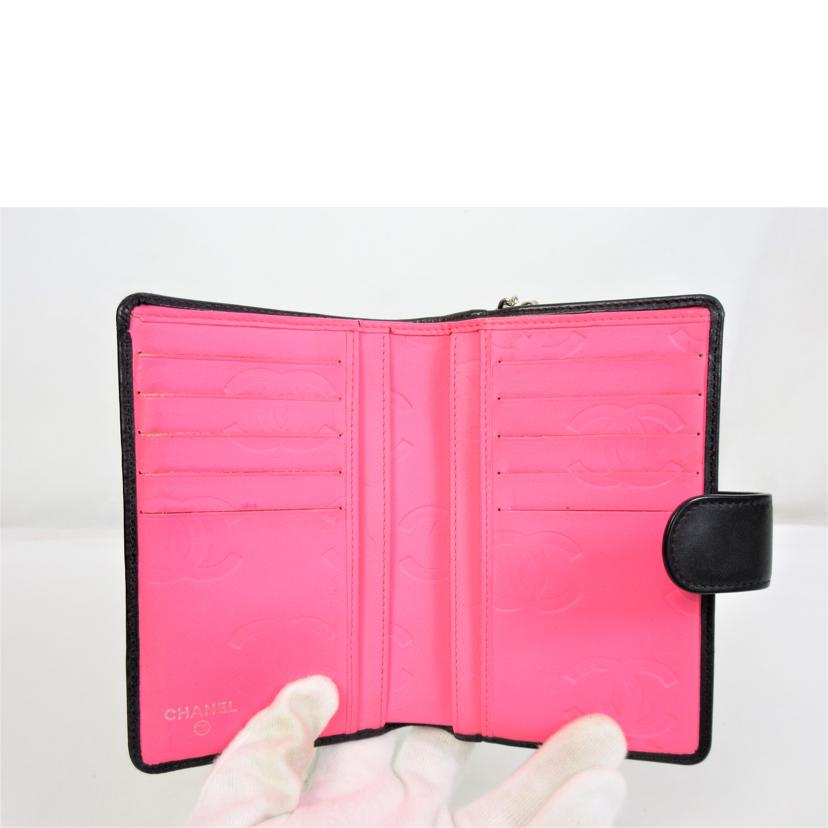 CHANEL シャネル/カンボンライン ココマークコンパクトジップ//16455421/Bランク/70