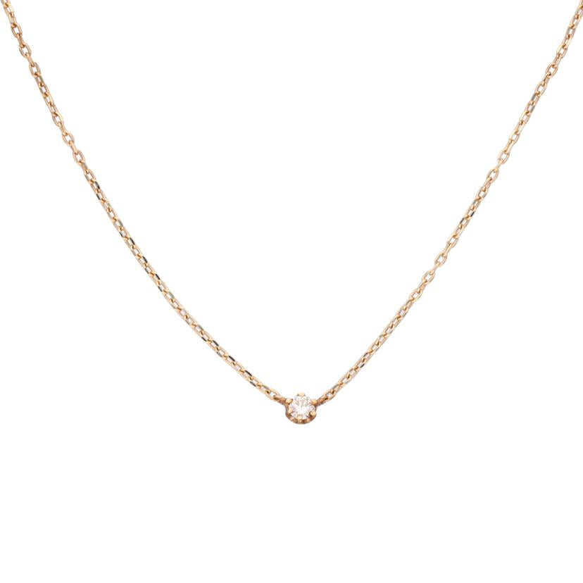 / K10ダイヤネックレス0.05ct//ABランク/75