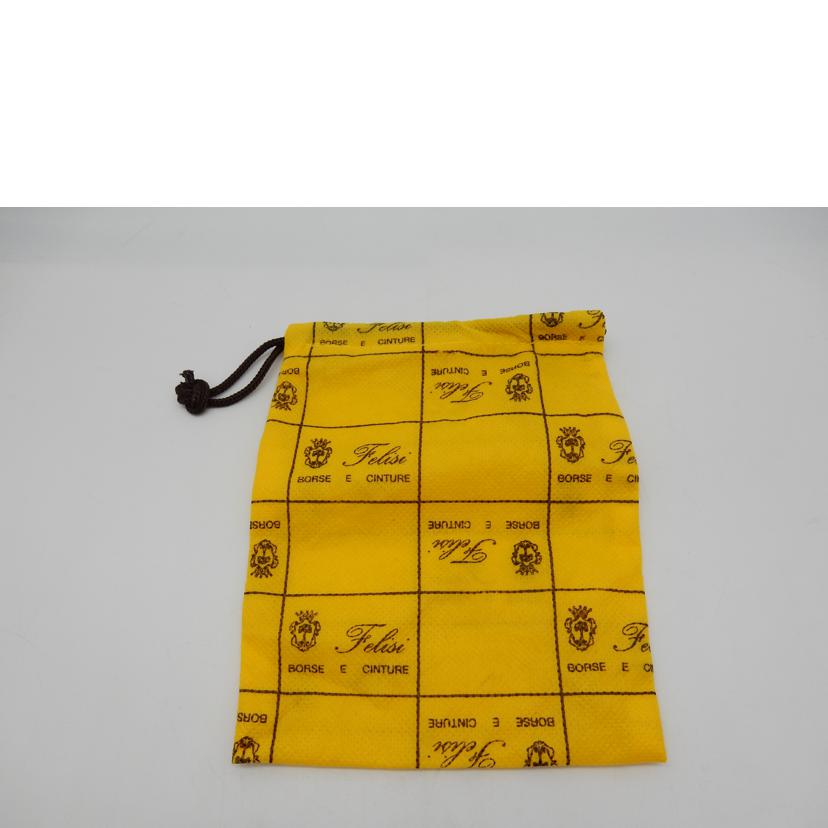 Felisi フェリージ/レザー/クロコ型押し/2つ折り財布/ピンク//ABランク/02