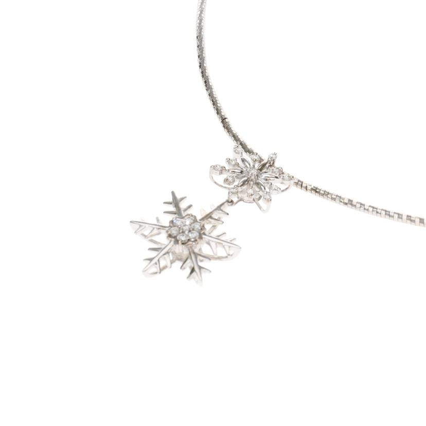 / ◎K18WGダイヤネックレスネックレス 0.32ct//Aランク/75