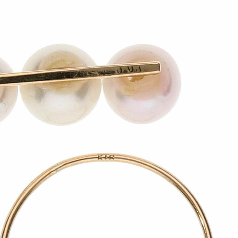 / K18パールネックレス//Aランク/75