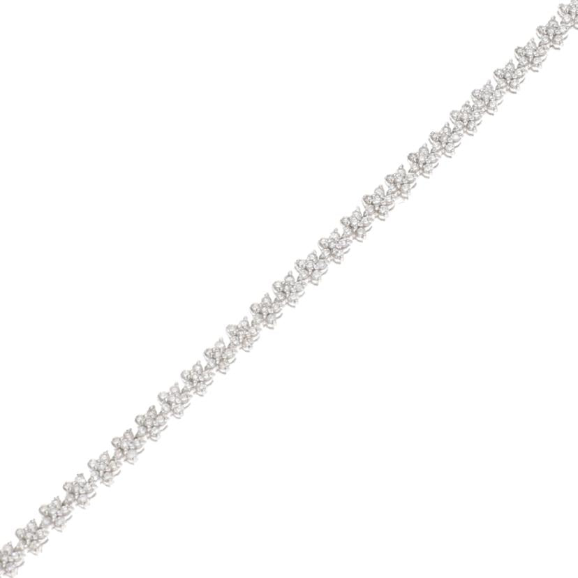 / K18WGダイヤブレスレット2.00ct//Aランク/75