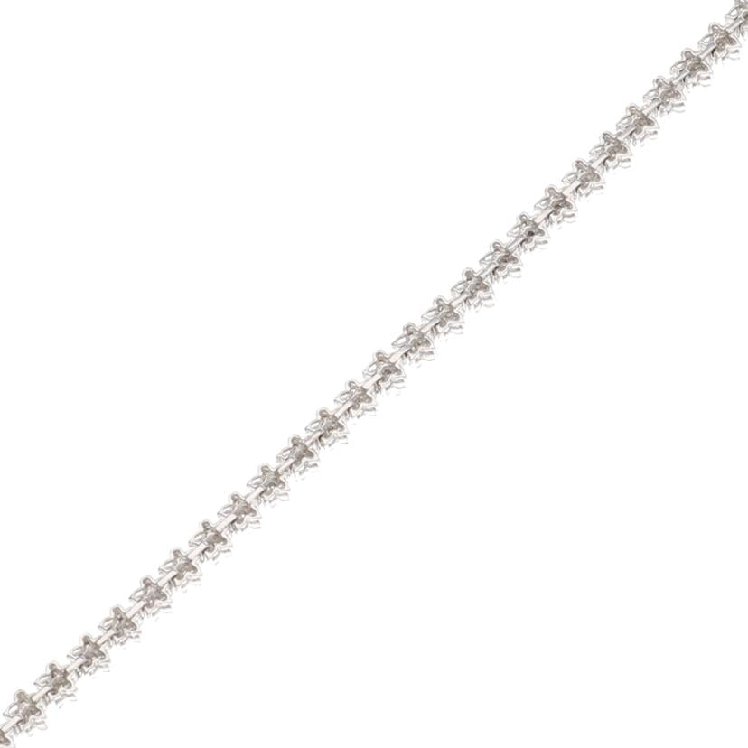 / K18WGダイヤブレスレット2.00ct//Aランク/75