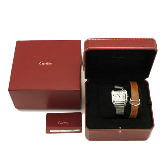 Cartier カルティエ/サントスドウカルティエMM/メンズ/自動巻き/WSSA0029//407**********/ABランク/75