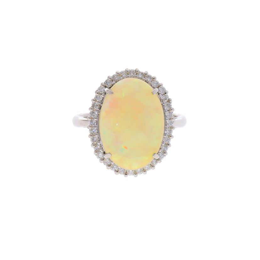 / PT900オパールダイヤリング5.59/D0.37ct//Aランク/75