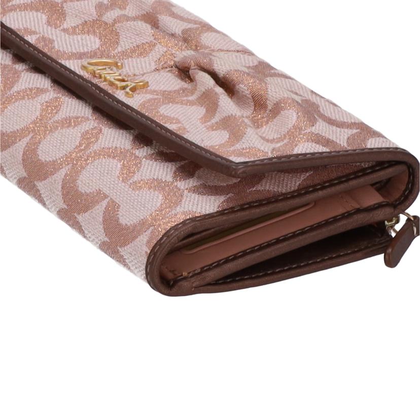 COACH コーチ/オプアート三つ折り長財布//Bランク/75