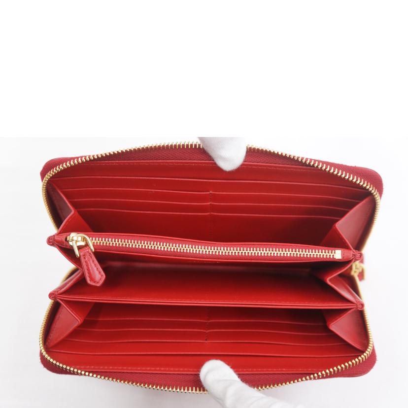 PRADA プラダ/レザーラウンドファスナーウォレット/1ML506//Aランク/67