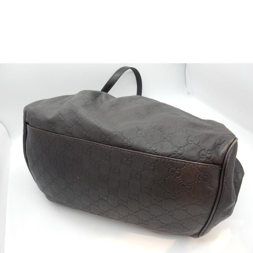 GUCCI グッチ/2wayショルダー/グッチシマレザー/ブラウン/364841//213048/Bランク/02