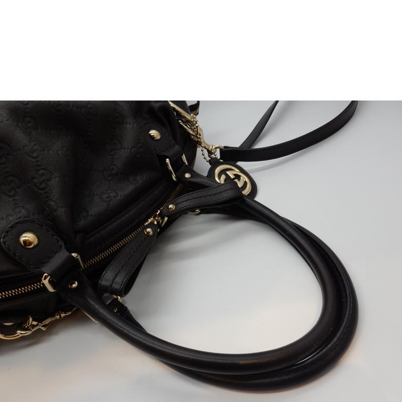 GUCCI グッチ/2wayショルダー/グッチシマレザー/ブラウン/364841//213048/Bランク/02