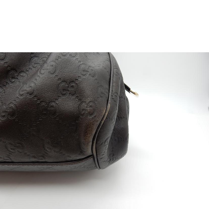GUCCI グッチ/2wayショルダー/グッチシマレザー/ブラウン/364841//213048/Bランク/02