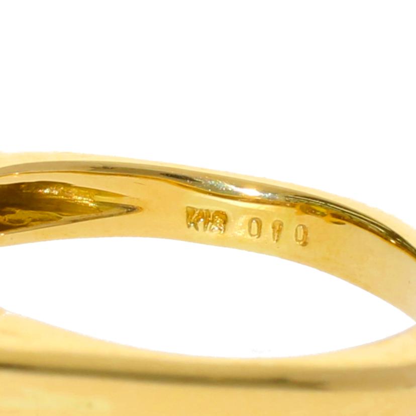 / K18スフェーンダイヤリング1.87/D0.10ctソ//Aランク/75