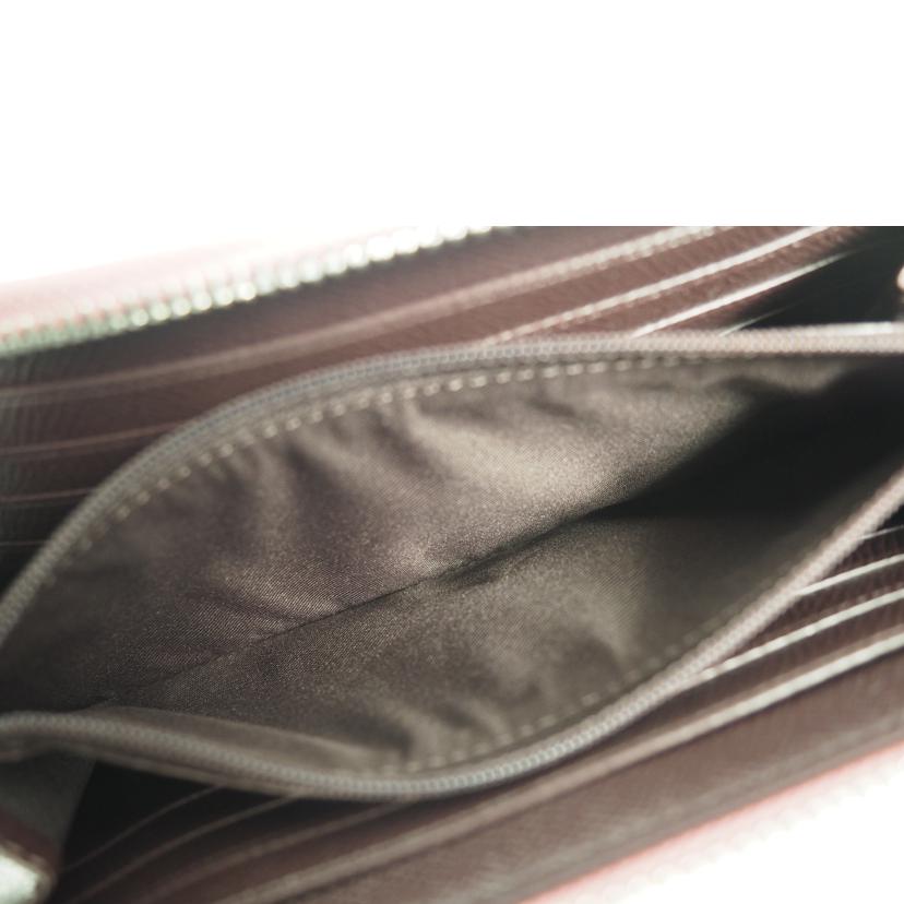 COACH コーチ/ラウンドZIP長財布/クロシグレインレザー/メタリックP/F21068//G1811/Aランク/79