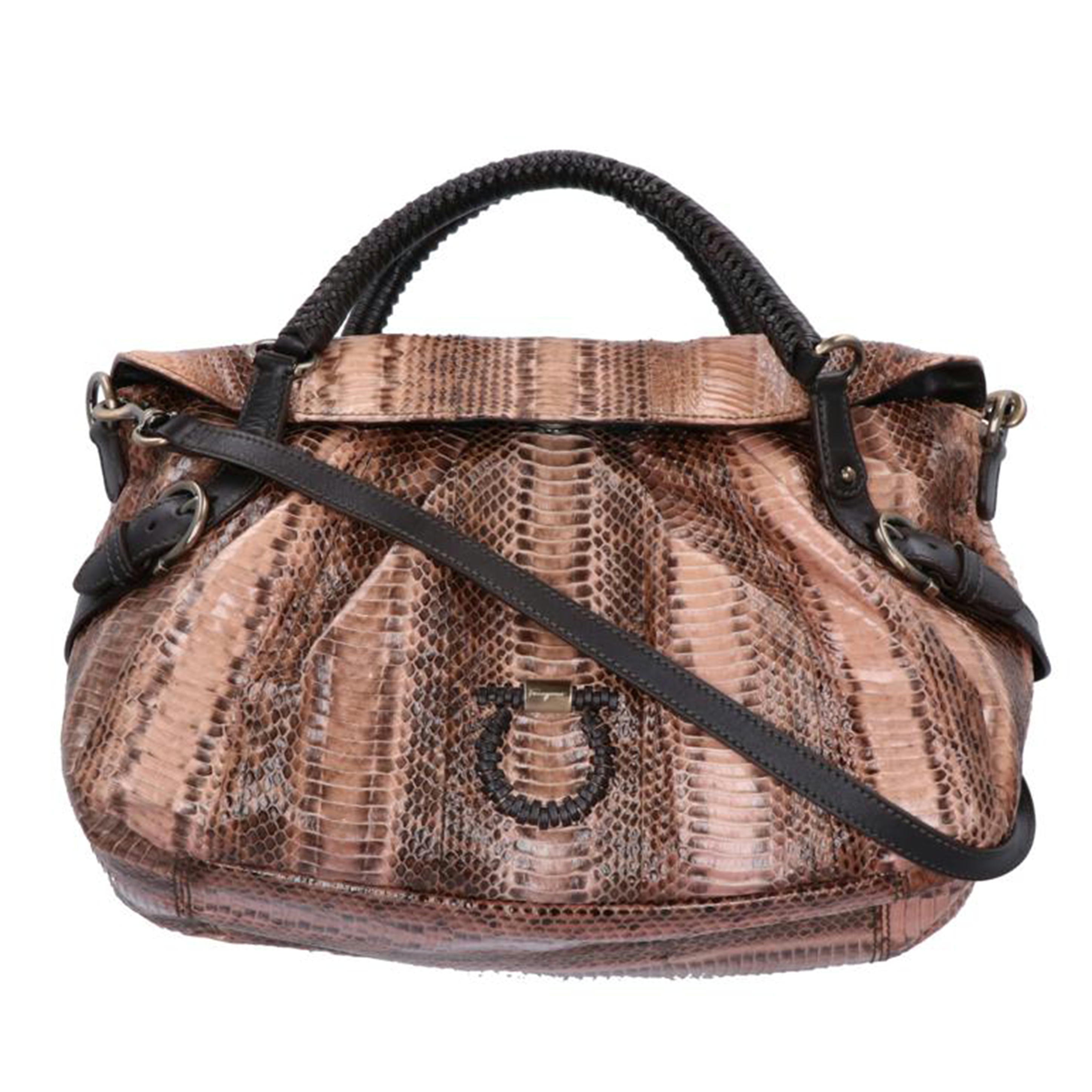 Ferragamo フェラガモ/レザー2wayバッグ/GG-21C209//Aランク/75