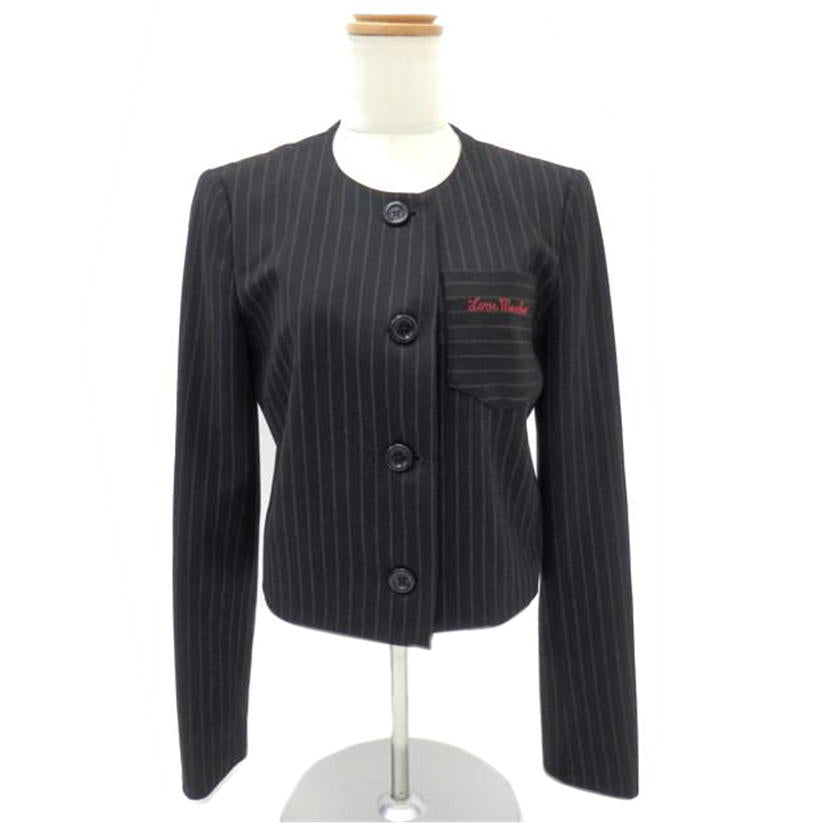 LOVE MOSCHINO/チョークストライプジャケット//ABランク/88