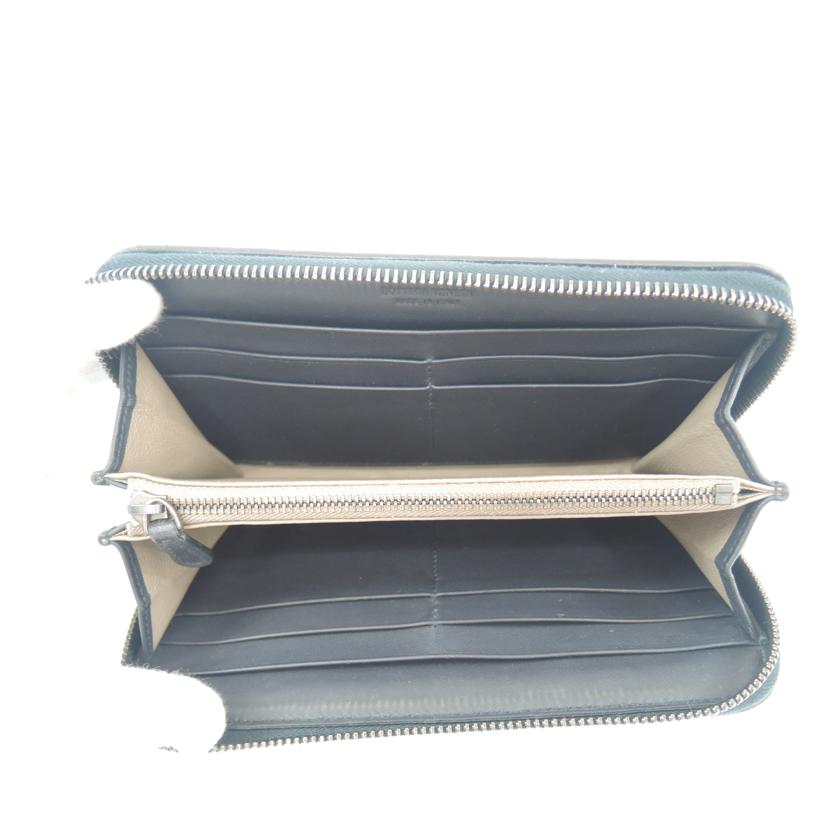 BOTTEGA VENETA ボッテガ・ヴェネタ/イントレチャート ラウンドファスナー長財布/ブラック/114076//B01788320S/Bランク/06