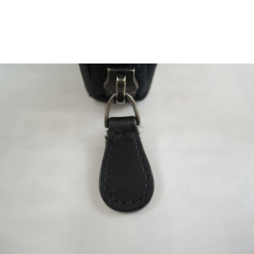 BOTTEGA VENETA ボッテガ・ヴェネタ/イントレチャート ラウンドファスナー長財布/ブラック/114076//B01788320S/Bランク/06