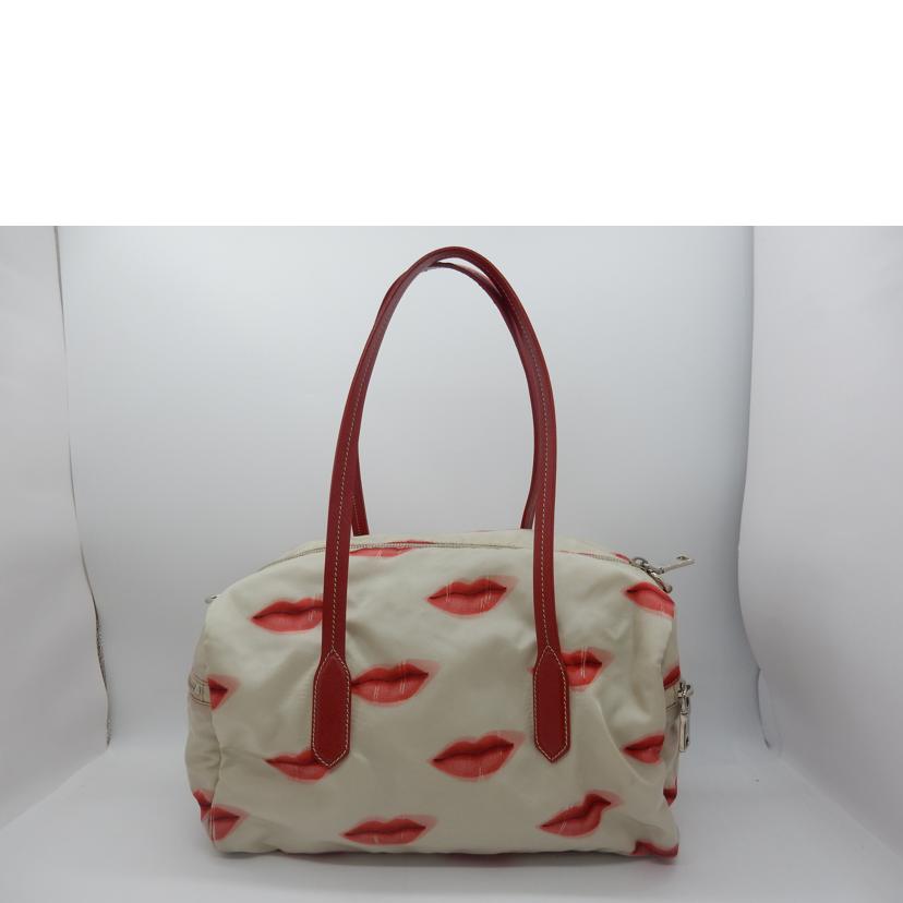 PRADA プラダ/リップ柄ミニボストンバッグ//ABランク/02