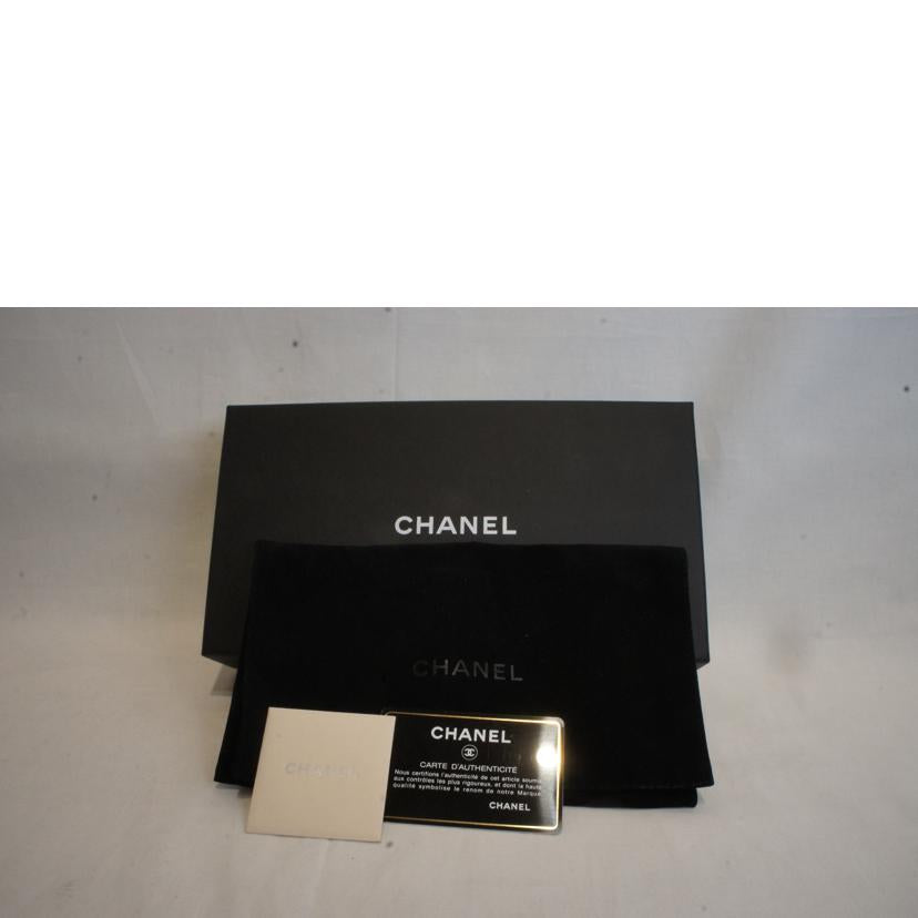 CHANEL シャネル/ソフトキャビアスキンマトラッセラウンドファスナーメタルカラー/20355904//ABランク/92