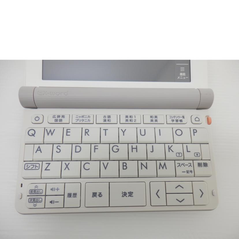 CASIO CASIO/Ex-Word電子辞書/XD-SR4800WE//300AW93CA067962/ABランク/88