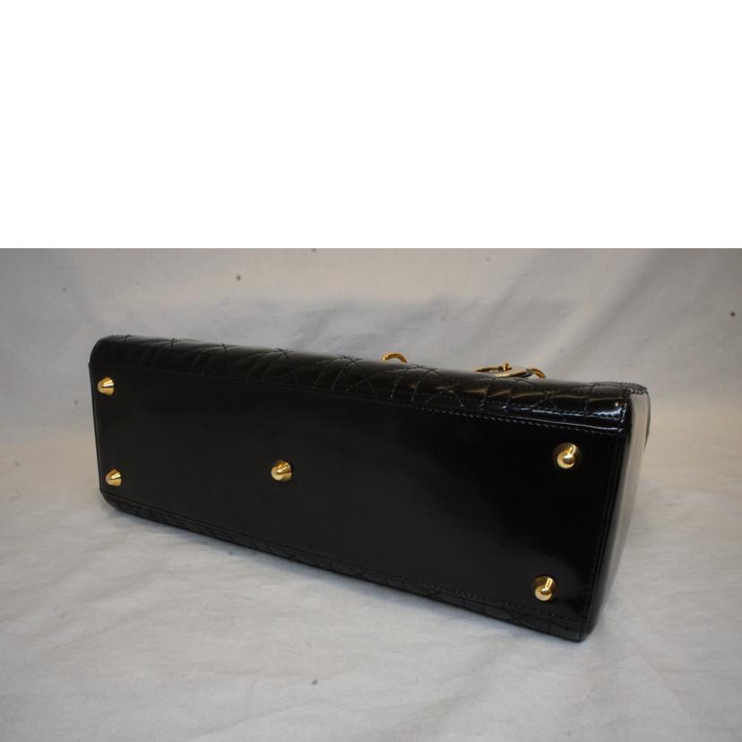 Christian Dior クリスチャンディオール/レディディオールラージカナージュブラック2WAY/G金具//MA-****/Aランク/92