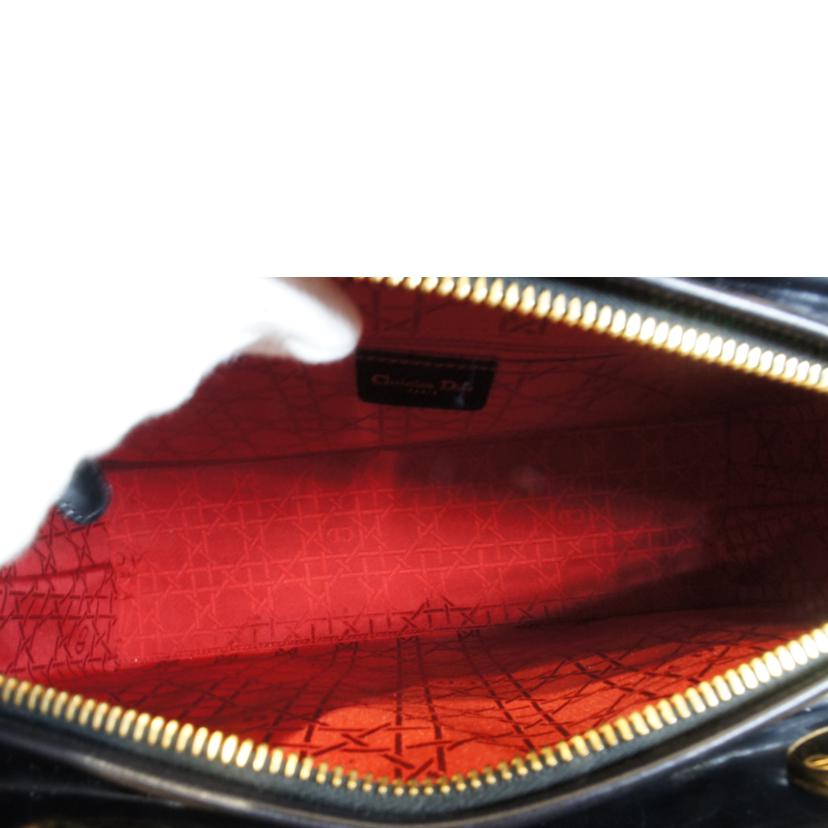 Christian Dior クリスチャンディオール/レディディオールラージカナージュブラック2WAY/G金具//MA-****/Aランク/92