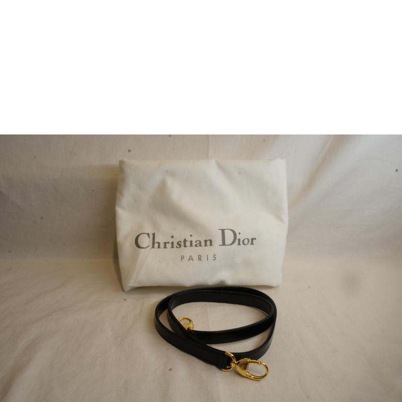 Christian Dior クリスチャンディオール/レディディオールラージカナージュブラック2WAY/G金具//MA-****/Aランク/92