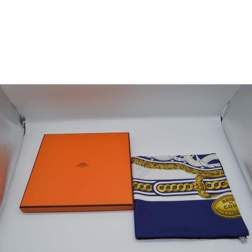 HERMES エルメス/法廷の勒シルクスカーフ・カレ90//SAランク/89