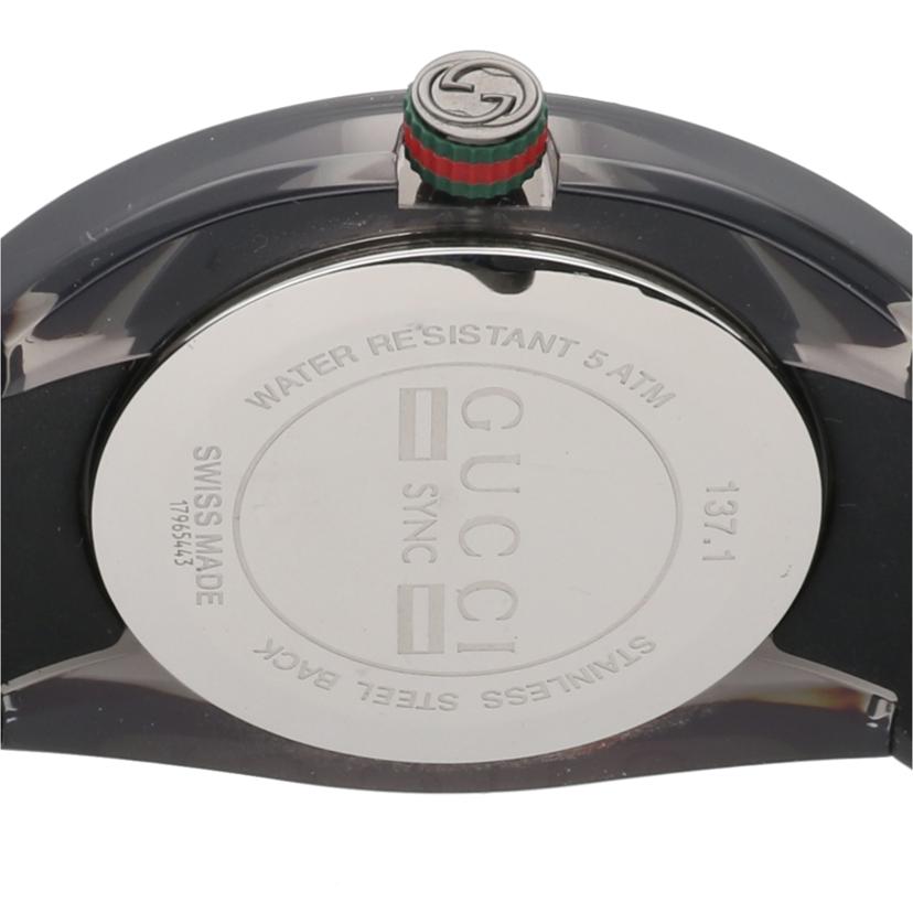 GUCCI グッチ/シンク・ブラック/メンズ/クオーツ/YA137107A//179*****/ABランク/75