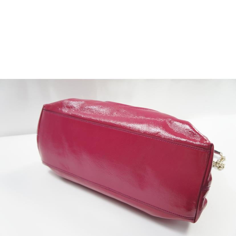 GUCCI グッチ/ソーホーインターロッキングチェーントート/パテントピンク/308982//502752/ABランク/75