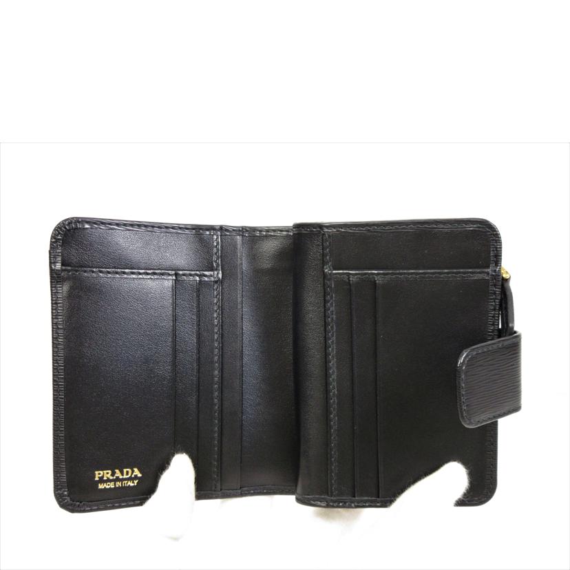 PRADA プラダ/サフィアーノメタル 二つ折り財布/1ML018//RFI*/SAランク/70