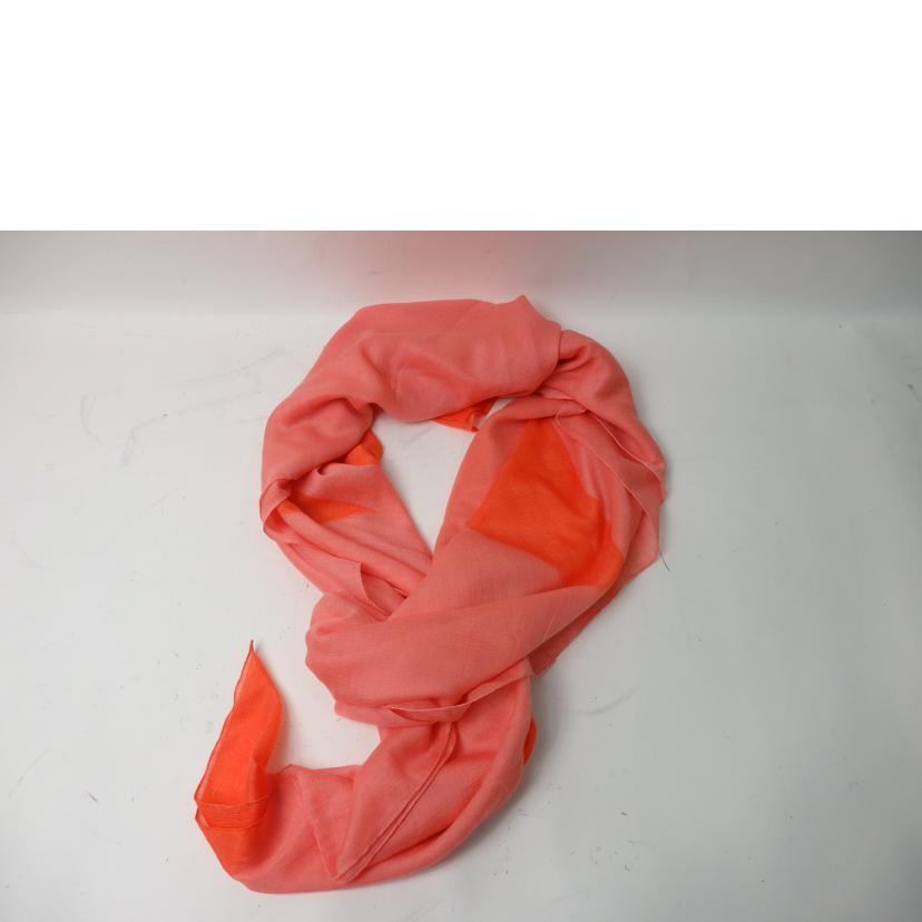 HERMES エルメス/カレ140/H柄/カシミヤ×シルクスカーフ/ストール/オレンジ//ABランク/84