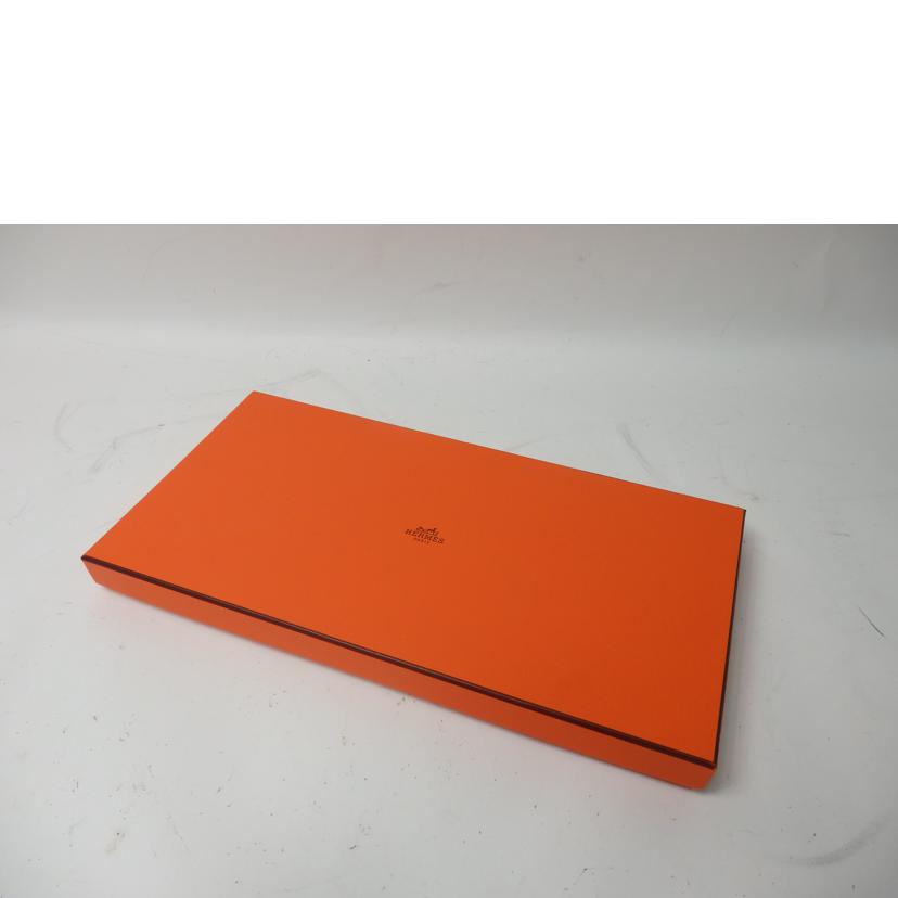 HERMES エルメス/カレ140/H柄/カシミヤ×シルクスカーフ/ストール/オレンジ//ABランク/84